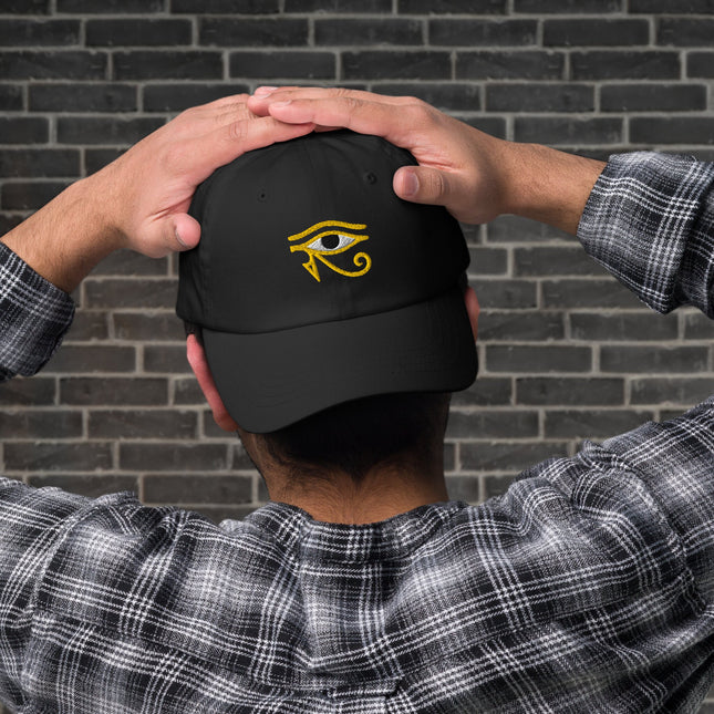 Eye of Horus Embroidered Dad Hat | Egyptian Mythology Baseball Cap