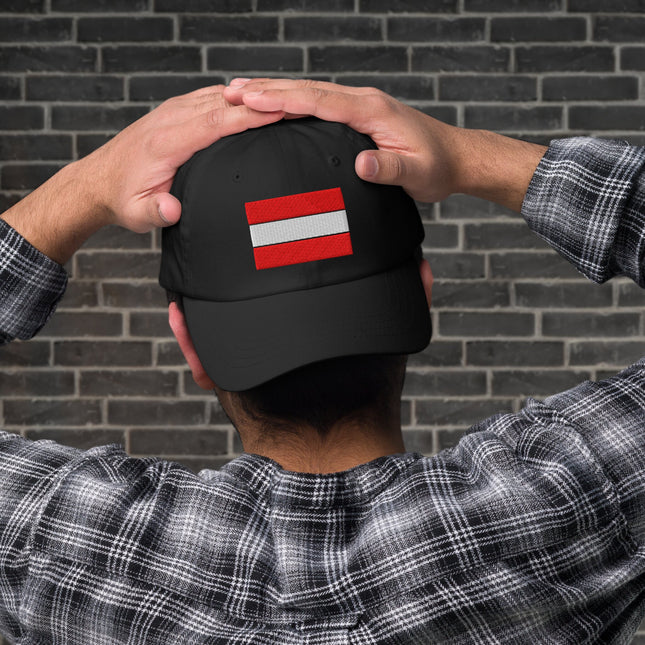 Austria Flag Baseball Cap | Embroidered Austrian Pride Country Hat
