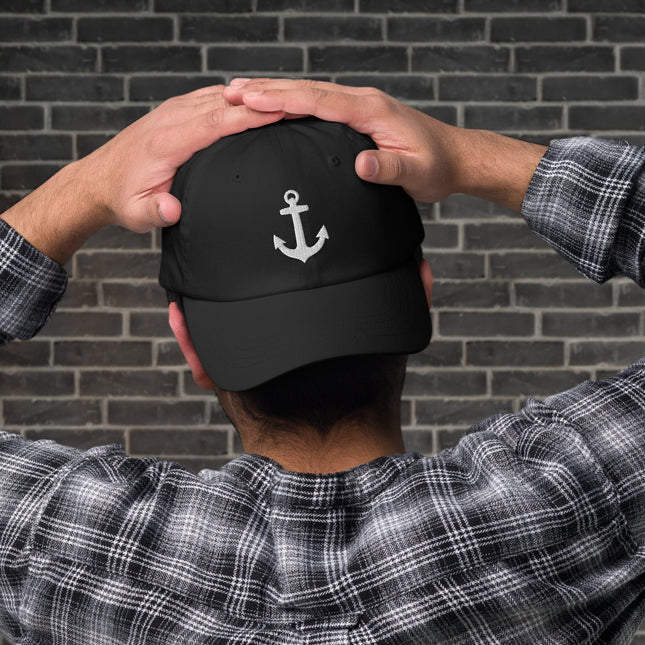 Anarchy Symbol Baseball Cap | Anarchist A Circle Embroidered Dad Hat
