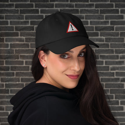 High Voltage Lightning Bolt Embroidered Hat | Electric Danger Symbol Cap