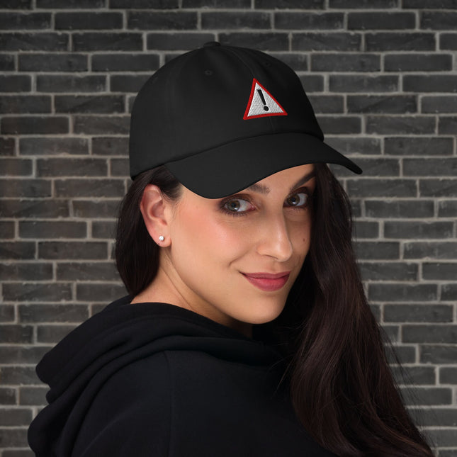 High Voltage Lightning Bolt Embroidered Hat | Electric Danger Symbol Cap