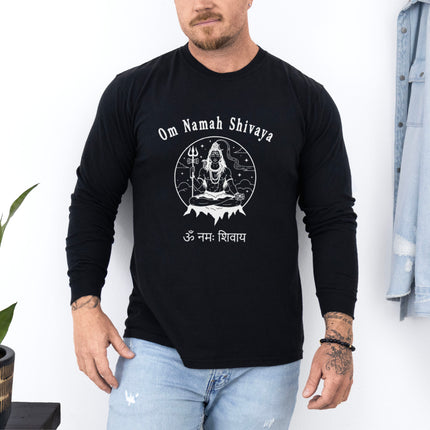 Om Namah Shivaya T-Shirt | Shiva Mantra Graphic Long Sleeve Tee