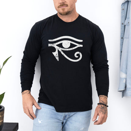 Eye of Horus T-Shirt | Ancient Egyptian Symbol Long Sleeve Tee