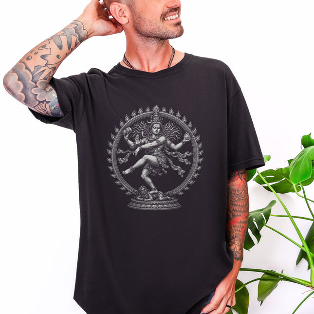 Dancing Shiva Nataraja T-Shirt | Hindu Mythology Tandava Dance Unisex Tee
