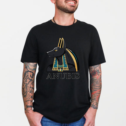 Anubis Egyptian God T-Shirt | Ancient Egypt Mythology Graphic Tee Shirt