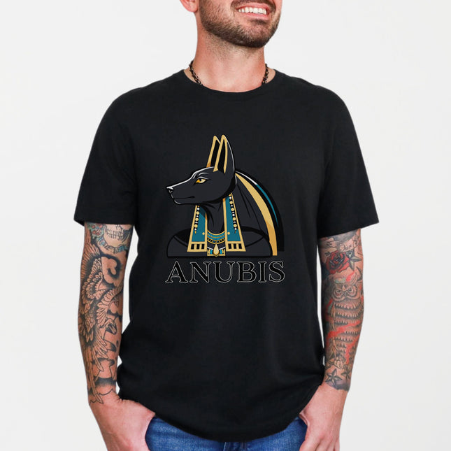 Anubis Egyptian God T-Shirt | Ancient Egypt Mythology Graphic Tee Shirt