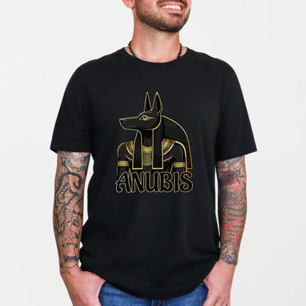 Anubis Egyptian God T-Shirt | Ancient Egypt Graphic and Text Tee Shirt