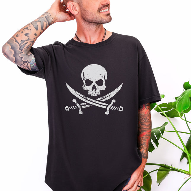 Jolly Roger Flag Pirate Skull T-Shirt | Buccaneer Iconography Unisex Tee