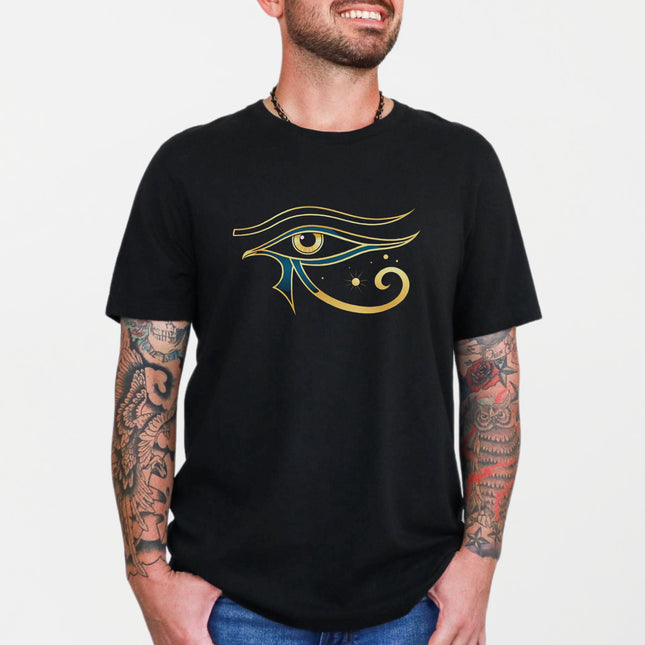Eye of Horus T-Shirt | Ancient Egyptian God Symbol Graphic Print Tee Shirt