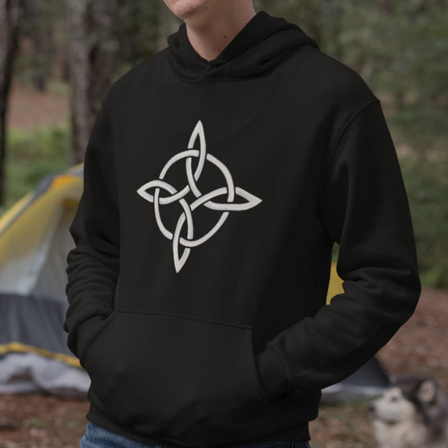 Witch's Knot Protection Hoodie | Celtic Magic Symbol Pullover Hoodie