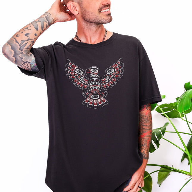 Haida Eagle Formline Art T-Shirt | Indigenous Northwest Coast Graphic Tee Tshirt