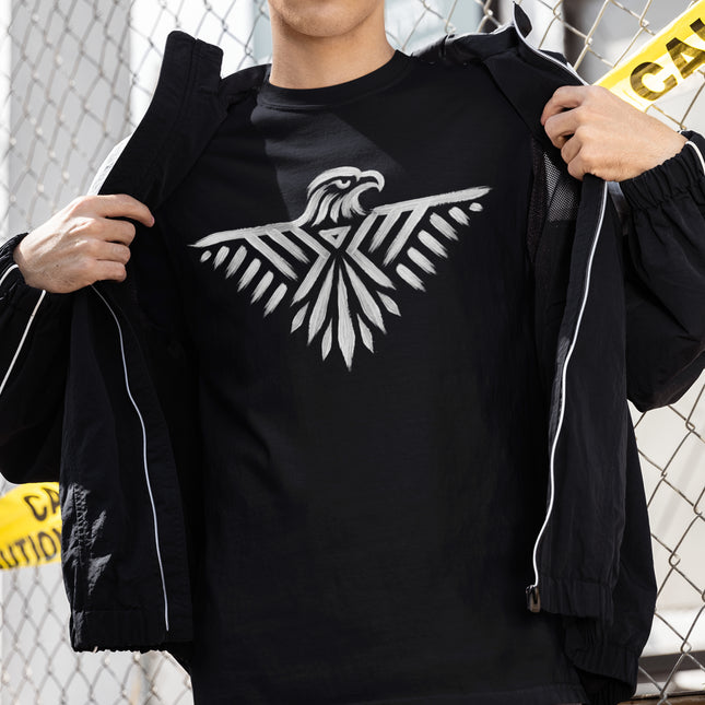Thunderbird T-Shirt | Native American Geometric Spirit Bird Symbol