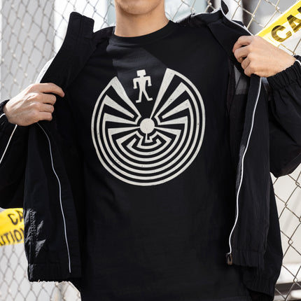 Hopi Man in the Maze Native American Symbol T-Shirt | Indigenous Graphic Tee