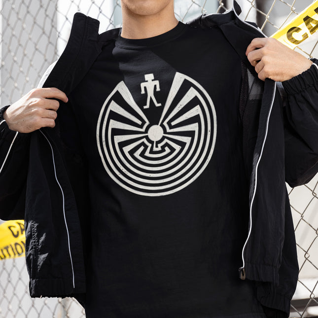 Hopi Man in the Maze Native American Symbol T-Shirt | Indigenous Graphic Tee