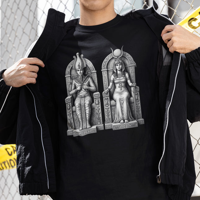 Osiris & Isis Ancient Egyptian Gods Mythology T-Shirt Graphic Tee