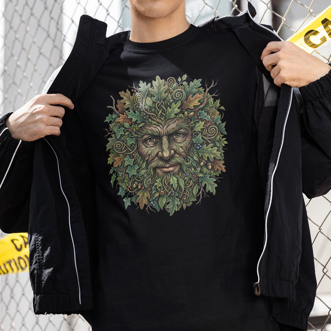 Green Man T-Shirt | Pagan Nature Spirit Folklore Mythology Tee