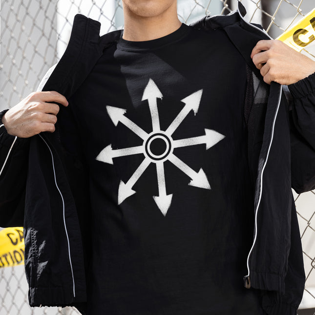 Chaos Star Unisex Tee | Law of Chaos Symbol Occult Graphic Unisex T-Shirt