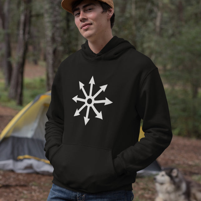 Symbol of Chaos Star Hoodie |  8-Arrow Symbolic Unisex Pullover Fleece