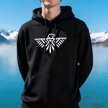 Thunderbird Eagle Hoodie |  Native American Inspired Graphic Unisex Pullover V1