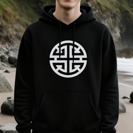 Prosperity Lu Symbol Hoodie | Unisex Chinese Good Luck Pullover V1