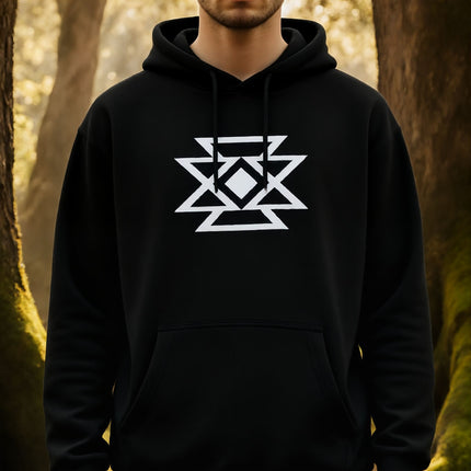 Native American Butterfly Geometric Pullover Hoodie | Unisex Pullover V1