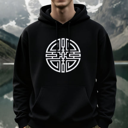 Cai Symbol Pullover Hoodie |  Chinese Wealth Unisex Pullover V1