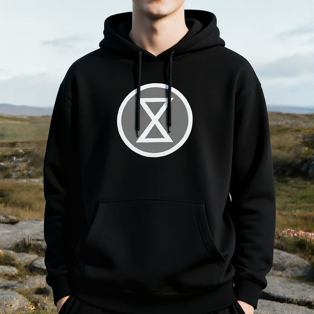 Kapemni Lakota Unisex Hoodie - Global Extinction Symbol Pullover V2