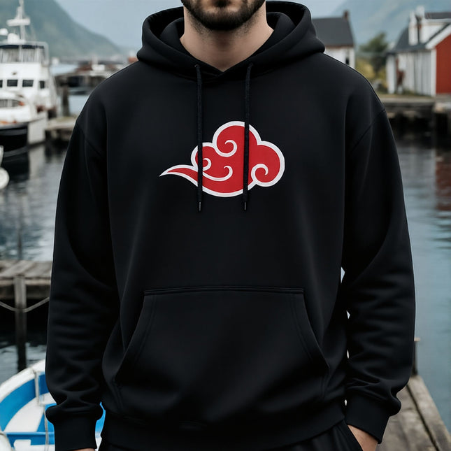 Auspicious Cloud Hoodie | Red Lucky Chinese Good Fortune Unisex Pullover V1