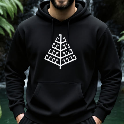 Norse Yggdrasil Tree of Life Hoodie |  Viking Tree Graphic Pullover V1