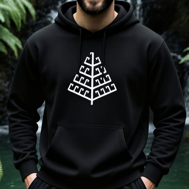Norse Yggdrasil Tree of Life Hoodie |  Viking Tree Graphic Pullover V1