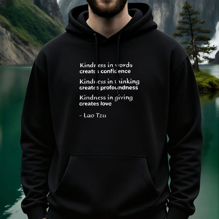 Lao Tzu Kindness Quote Hoodie | Inspirational Confidence Profoundness Love V1