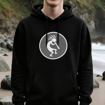 Native American Kokopelli Hoodie | Unisex Flute Player Pullover V2
