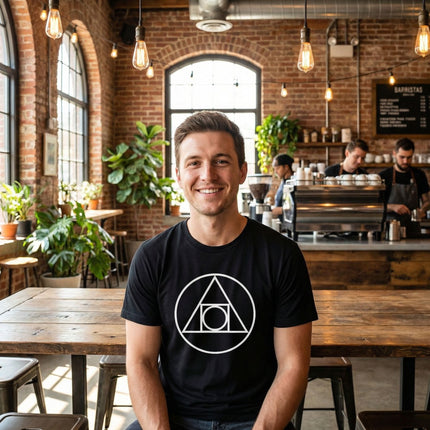 Philosopher's Stone Alchemy Symbol T-Shirt | Sacred Geometry Unisex Tee V2