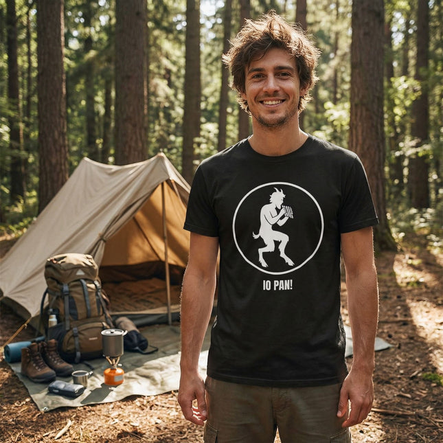 IO PAN! Pan God Satyr T-Shirt | Crowley Thelema Graphic Unisex Tee V1