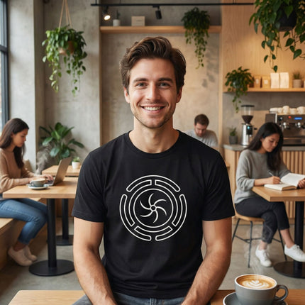 Hekate's Wheel Symbol T-Shirt | Unisex Witchy Greek Goddess Tee V3