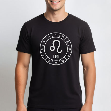 Leo Zodiac Sign T-Shirt | Astrology Horoscope Unisex Tee | V6