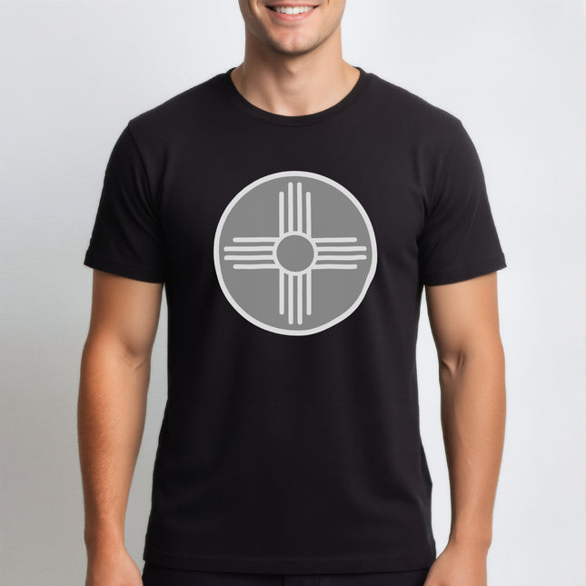 Zia Sun Native American T-Shirt | Symbolic Graphic Unisex Tee | V1