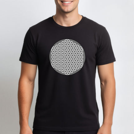 Flower of Life Sacred Geometry Tee | Unisex Graphic Tee V3