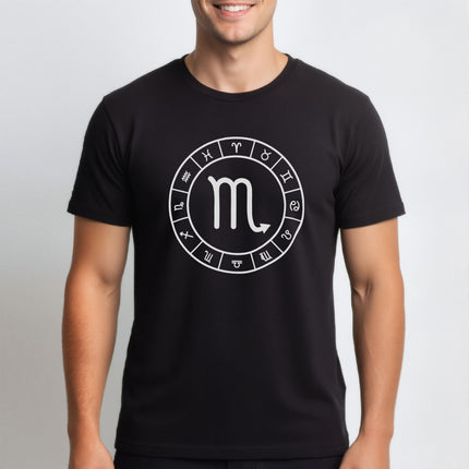 Scorpio Zodiac Sign T-Shirt | Astrology Symbol Unisex Tee | V2