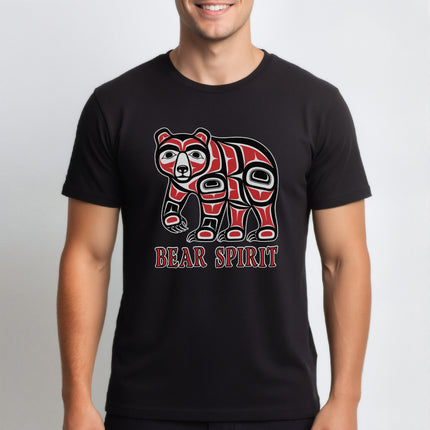Native American Bear Spirit T-Shirt | Formline Art Indigenous Tee | Spirit