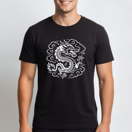 Chinese Dragon Graphic T-Shirt | Everyday Streetwear Tee | V5