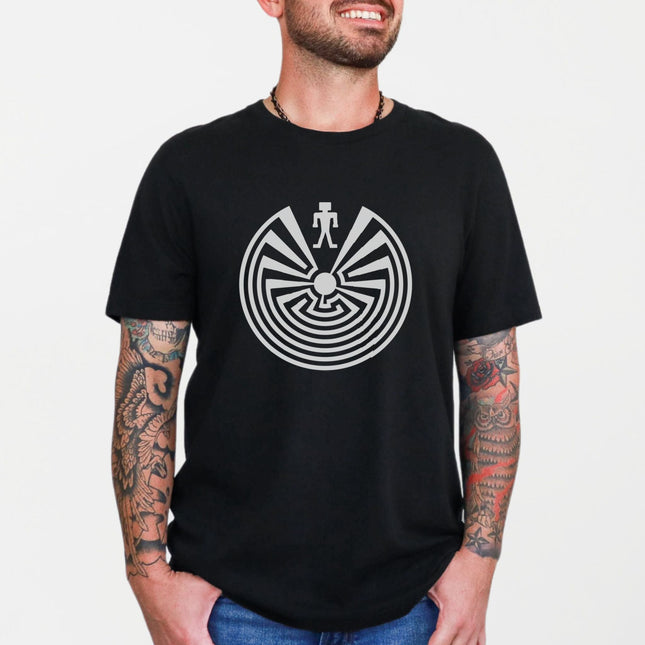 Man In The Maze T-Shirt | I'itoi Native American Symbol Comfort Colors Tee