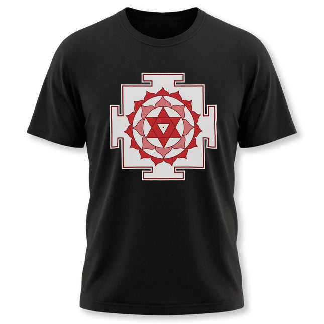 Matangi Yantra sacred geometry t-shirt featuring Hindu goddess symbol design.
