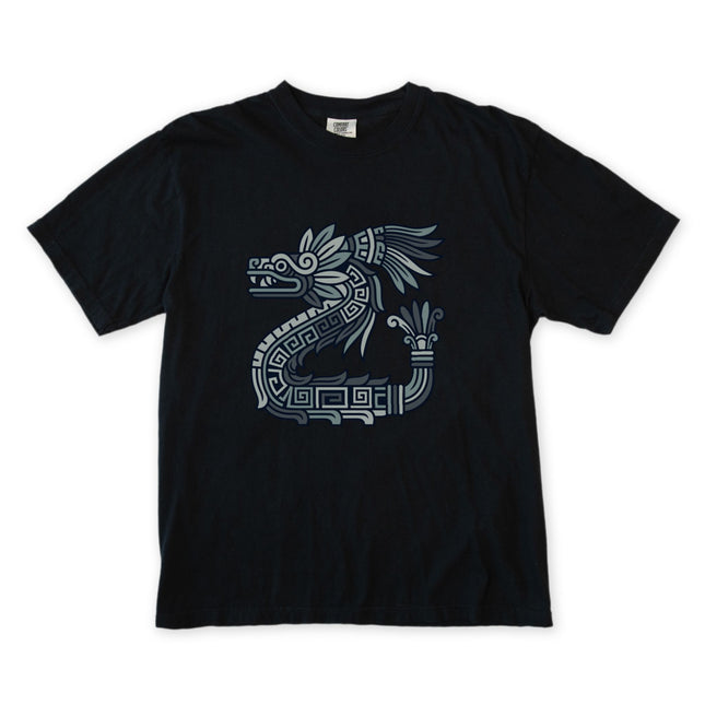 Quetzalcoatl Feathered Serpent T-Shirt | Aztec Mayan Mythology Tee Shirt