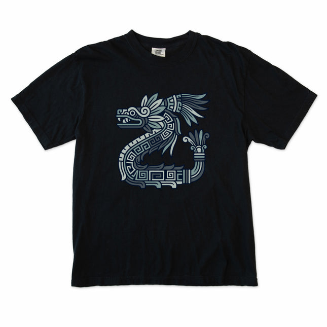 T-shirt Quetzalcoatl Serpent à Plumes | T-shirt Mythologie Aztèque Maya