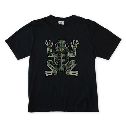Ancient Mayan Frog Geometric Symbol T-Shirt | Tribal Art Tee | Comfort Colors