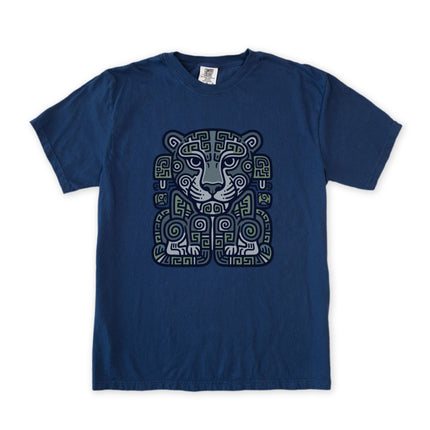 Mayan Jaguar T-Shirt | Ancient Mesoamerican Tribal Art Graphic Tee Shirt