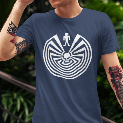 Man In The Maze T-Shirt | I'itoi Native American Symbol Tee | Comfort Colors Tshirt