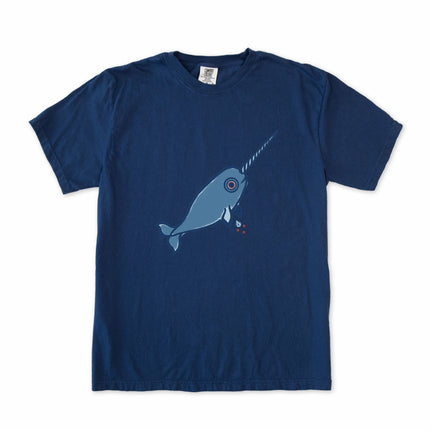 Inuit Inspired Narwhal T-Shirt | Arctic Ocean Animal Graphic Tee Shirt