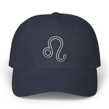 Leo Outline Embroidered Baseball Cap | Zodiac Sign Astrology Hat